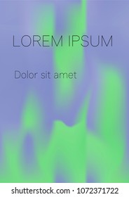 Minimal Covers Design, Modern, Stylish and Nice Looking Green and Blue Gradients.