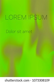 Minimal Covers Design, Modern, Stylish and Nice Looking Green and Yellow Gradients.