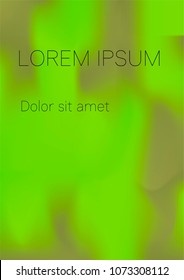 Minimal Covers Design, Modern, Stylish and Nice Looking Green and Yellow Gradients.