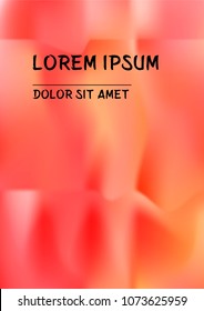 Minimal Covers Design, Modern, Stylish and Nice Looking Pink Gradients.