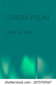 Minimal Covers Design, Modern, Stylish and Nice Looking Blue and Green Gradients.