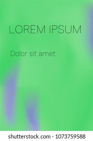 Minimal Covers Design, Modern, Stylish and Nice Looking Green and Blue Gradients.