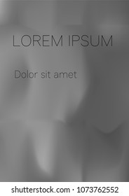 Minimal Covers Design, Modern, Stylish and Nice Looking Grey Gradients.