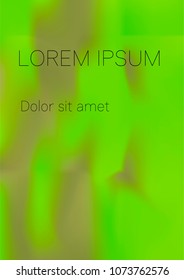 Minimal Covers Design, Modern, Stylish and Nice Looking Green and Yellow Gradients.