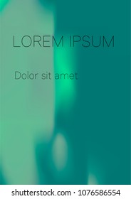 Minimal Covers Design, Modern, Stylish and Nice Looking Blue and Green Gradients.