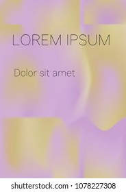 Minimal Covers Design, Modern, Stylish and Nice Looking Pink, Yellow and Green Gradients.