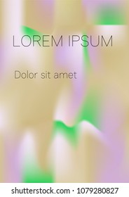 Minimal Covers Design, Modern, Stylish and Nice Looking Pink, Yellow and Green Gradients.