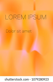 Minimal Covers Design, Modern, Stylish and Nice Looking Pink and Orange Gradients.