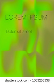 Minimal Covers Design, Modern, Stylish and Nice Looking Green and Yellow Gradients.