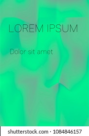Minimal Covers Design, Modern, Stylish and Nice Looking Green Gradients.