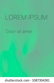 Minimal Covers Design, Modern, Stylish and Nice Looking Blue and Green Gradients.