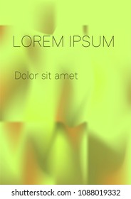 Minimal Covers Design, Modern, Stylish and Nice Looking Green and Yellow Gradients.