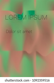 Minimal Covers Design, Modern, Stylish and Nice Looking Green and Pink Gradients.