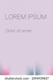 Minimal Covers Design, Modern, Stylish and Nice Looking Violet and Blue Gradients.