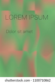 Minimal Covers Design, Modern, Stylish and Nice Looking Green and Pink Gradients.