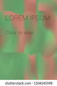 Minimal Covers Design, Modern, Stylish and Nice Looking Green and Pink Gradients.