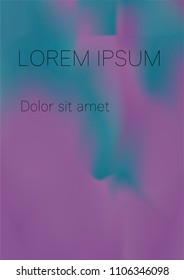 Minimal Covers Design, Modern, Stylish and Nice Looking Violet and Blue Gradients.