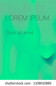 Minimal Covers Design, Modern, Stylish and Nice Looking Blue and Green Gradients.