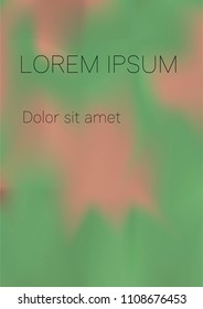 Minimal Covers Design, Modern, Stylish and Nice Looking Green and Pink Gradients.