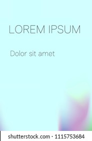 Minimal Covers Design, Modern, Stylish and Nice Looking Green and Blue Gradients.