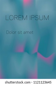 Minimal Covers Design, Modern, Stylish and Nice Looking Violet and Blue Gradients.