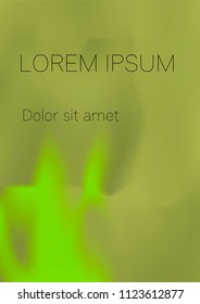 Minimal Covers Design, Modern, Stylish and Nice Looking Green and Yellow Gradients.