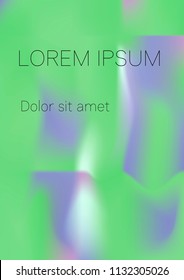 Minimal Covers Design, Modern, Stylish and Nice Looking Green and Blue Gradients.