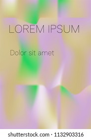 Minimal Covers Design, Modern, Stylish and Nice Looking Pink, Yellow and Green Gradients.