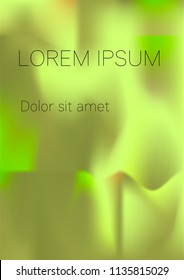 Minimal Covers Design, Modern, Stylish and Nice Looking Green and Yellow Gradients.