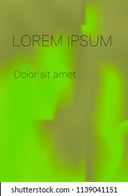 Minimal Covers Design, Modern, Stylish and Nice Looking Green and Yellow Gradients.