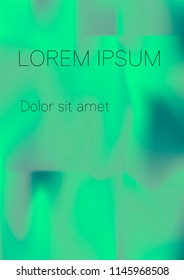 Minimal Covers Design, Modern, Stylish and Nice Looking Blue and Green Gradients.