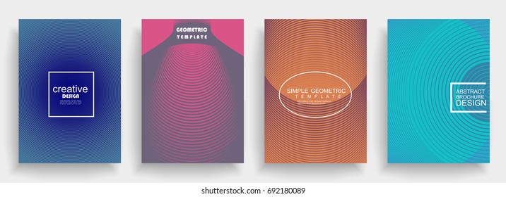 Minimal covers design. Simple geometric gradients