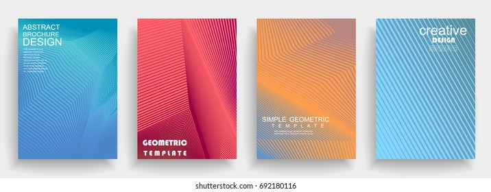 Minimal covers design. Simple geometric gradients