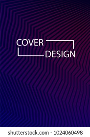 Minimal Covers Design. Simple Halftone Gradients Background. Future Cover Template. Brochures, Flyers, Presentations, Leaflet, Magazine, Annual Report Vector Geometric Patterns. A4 size.
