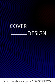 Minimal Covers Design. Simple Halftone Gradients Background. Future Cover Template. Magazine, Annual Report, Brochures, Flyers, Presentations, Leaflet. Vector Illustration. A4 size.