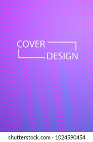 Minimal Covers Design. Simple Halftone Gradients Background. Future Cover Template. Brochures, Flyers, Presentations, Leaflet, Magazine, Annual Report Vector Illustration. A4 size.