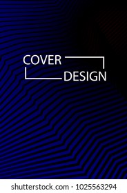 Minimal Covers Design. Simple Halftone Gradients Background. Future Cover Template. Brochures, Flyers, Presentations, Leaflet, Magazine, Annual Report Vector Illustration. A4 size.