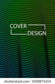 Minimal Covers Design. Simple Halftone Gradients Background. Future Cover Template. Magazine, Annual Report, Brochures, Flyers, Presentations, Leaflet. Vector Illustration. A4 size.
