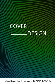 Minimal Covers Design. Simple Halftone Gradients Background. Future Cover Template. Magazine, Annual Report, Brochures, Flyers, Presentations, Leaflet. Vector Illustration. A4 size.