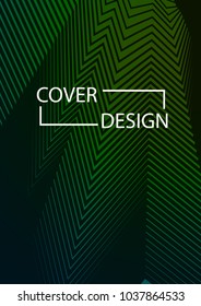 Minimal Covers Design. Simple Halftone Gradients Background. Future Cover Template. Brochures, Flyers, Presentations, Leaflet, Magazine, Annual Report Vector Illustration. A4 size.