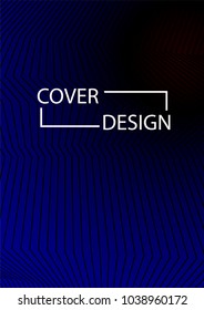 Minimal Covers Design. Simple Halftone Gradients Background. Future Cover Template. Magazine, Annual Report, Brochures, Flyers, Presentations, Leaflet. Vector Geometric Patterns. A4 size.