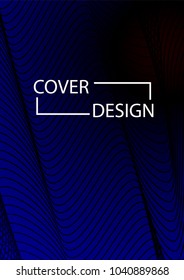 Minimal Covers Design. Simple Halftone Gradients Background. Future Cover Template. Brochures, Flyers, Presentations, Leaflet, Magazine, Annual Report Vector Illustration. A4 size.