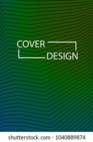 Minimal Covers Design. Simple Halftone Gradients Background. Future Cover Template. Magazine, Annual Report, Brochures, Flyers, Presentations, Leaflet. Vector Illustration. A4 size.