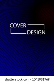 Minimal Covers Design. Simple Halftone Gradients Background. Future Cover Template. Magazine, Annual Report, Brochures, Flyers, Presentations, Leaflet. Vector Illustration. A4 size.