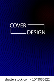Minimal Covers Design. Simple Halftone Gradients Background. Future Cover Template. Brochures, Flyers, Presentations, Leaflet, Magazine, Annual Report Vector Illustration. A4 size.