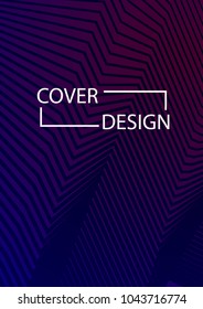 Minimal Covers Design. Simple Halftone Gradients Background. Future Cover Template. Brochures, Flyers, Presentations, Leaflet, Magazine, Annual Report Vector Illustration. A4 size.