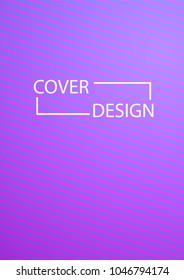 Minimal Covers Design. Simple Halftone Gradients Background. Future Cover Template. Brochures, Flyers, Presentations, Leaflet, Magazine, Annual Report Vector Illustration. A4 size.