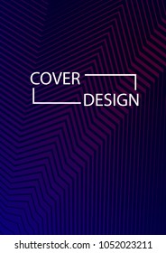 Minimal Covers Design. Simple Halftone Gradients Background. Future Cover Template. Magazine, Annual Report, Brochures, Flyers, Presentations, Leaflet. Vector Geometric Patterns. A4 size.
