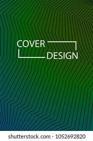 Minimal Covers Design. Simple Halftone Gradients Background. Future Cover Template. Magazine, Annual Report, Brochures, Flyers, Presentations, Leaflet. Vector Geometric Patterns. A4 size.