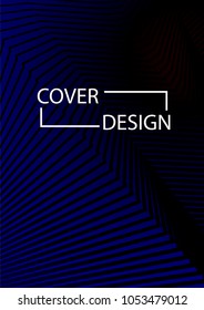 Minimal Covers Design. Simple Halftone Gradients Background. Future Cover Template. Magazine, Annual Report, Brochures, Flyers, Presentations, Leaflet. Vector Geometric Patterns. A4 size.